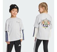 ADIDAS SPORTSWEAR T-Shirt fonctionnel 'Pixar Toy Story' bleu foncé / gris clair / vert clair / blanc, Taille 116