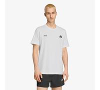 Adidas T-shirt de running Run Essentials Graphic Blanc L Homme