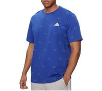 T-Shirt - ADIDAS - Seasonal Essentials - Bleu - 100% coton - Manches courtes S