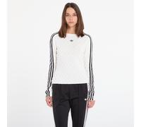 T-shirt adidas Slim Solid Spike Knit Sweatshirt White L