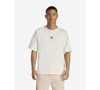 ADIDAS SPORTSWEAR T-Shirt fonctionnel 'Stadium' rouge / blanc, Taille M