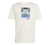 T-shirt adidas Summer Slides Relax Graphic Blanc M