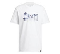 adidas Summer Sunset T-Shirt Tee-shirt M Blanc