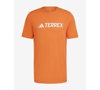 T-shirt adidas Terrex Classic Logo manches courtes orange blanc - L