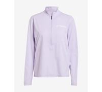 T-shirt adidas Terrex Multi Climacool demi-zip à manches longues lilas femme - M