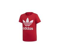 T-Shirt Adidas Trefoil Tee Blanc-Rouge - Mixte/Enfant L