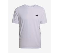 Adidas T-shirt Workout Essentials Base 3-Stripes manches courtes Blanc/Noir Homme XXL