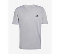 T-shirt adidas Workout Essentials Base 3 bandes manches courtes gris noir - M
