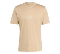 Adidas T-shirt Z.N.E. manches courtes coupe régulière Homme Beige M