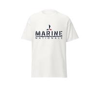 T-Shirt Adulte Marine Nationale - Style Naval, Esprit Militaire et Maritime, pour passionnés de la mer et de la défense