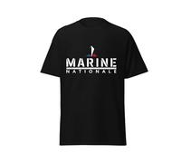T-Shirt Adulte Marine Nationale - Style Naval, Esprit Militaire et Maritime, pour passionnés de la mer et de la défense