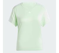 adidas Femme AEROREADY Train Essentials 3-Stripes Tee, Semi Green Spark/White, L