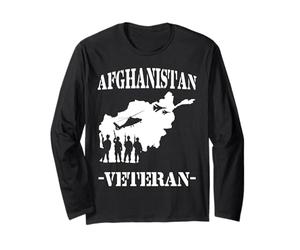 T-shirt « Afghanistan Veterans » en l'honneur des anciens combattants de l'armée Manche Longue