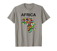T-shirt Afrique Pays Afrique Drapeaux Continent T-Shirt