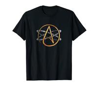 T-shirt agnostique avec logo Atheist Symbole de la science Atome T-Shirt