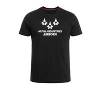 Alpha Industries Airborn Short Sleeve T-shirt Noir M Homme
