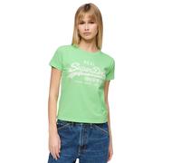 T-shirt ajustÃ© Ã motif fluo femme Superdry Vert S