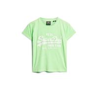 T-shirt ajustÃ© Ã motif fluo femme Superdry Vert S