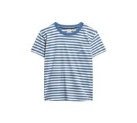 T-shirt ajustÃ© Ã rayures femme Superdry Essential Logo Bleu S
