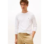T-Shirt Ajusté À Manches Longues Stretch Slim Fit Long Sleeve Tee/White - Xl