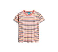 Superdry & Co T-shirt 'Essential' mûre / saumon / orange clair / blanc, Taille XS