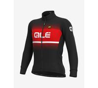 Ale Solid Blend Long Sleeve Jersey Noir S Homme Black / Red