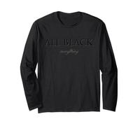 T-Shirt All Black Everything Manche Longue