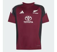 ADIDAS PERFORMANCE T-Shirt fonctionnel 'All Blacks' bourgogne / noir / blanc, Taille 152