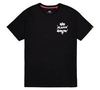 T-shirt Aloha Back Print Alpha Industries - Black M