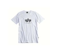 ALPHA INDUSTRIES Homme 100501 / 09 T-shirt, Blanc (White), L EU