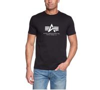 T-shirt - Alpha Industries - 100501 Basic - Noir - Manches Courtes - Col Arrondi M