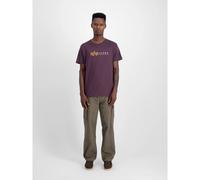T-shirt Alpha Industries Alpha Label Violet 2XL