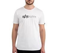 T-shirt Alpha Industries Alpha Label (X2) Blanc 2XL