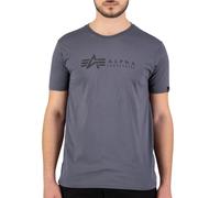 T-shirt Alpha Industries Alpha Label (X2) Noir S