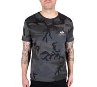 ALPHA INDUSTRIES T-Shirt anthracite / graphite / gris foncé / blanc, Taille M