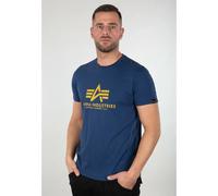 Alpha Industries Basic Big Logo T-Shirt pour homme Taille XL - Bleu marine