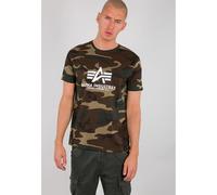 T-shirt Alpha Industries Basic Camo Marron XS