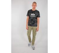Alpha Industries Basic Camo Short Sleeve T-shirt Noir L Homme