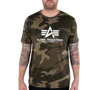 T-shirt Alpha Industries Basic Camo Vert L