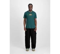Alpha Industries Basic Mid Logo T-Shirt pour homme Taille S - Vert