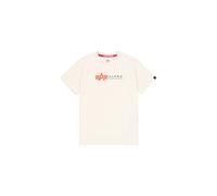 Alpha Industries Alpha Label Puff Print T-Shirt pour homme Taille 2XL - Blanc