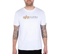 T-shirt Alpha Industries Label T Blanc XL