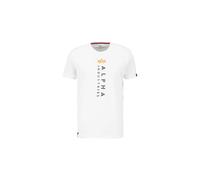 T-shirt Alpha Industries R Print Blanc XL
