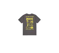 Alpha Industries Return To Base T-Shirt pour homme Taille 2XL - Gris