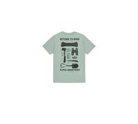 Alpha Industries T-shirt Return To Base Vert pour homme Taille S