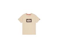 T-shirt Alpha Industries Washed Out Logo Beige L