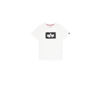 T-shirt Alpha Industries Washed Out Logo Blanc S