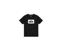 T-shirt Alpha Industries Washed Out Logo Noir S