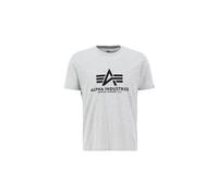 T-Shirt ALPHA INDUSTRIES XL gris clair / noir