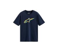 Alpinestars T-shirt Ageless Shadow CSF Bleu marine/Orange L